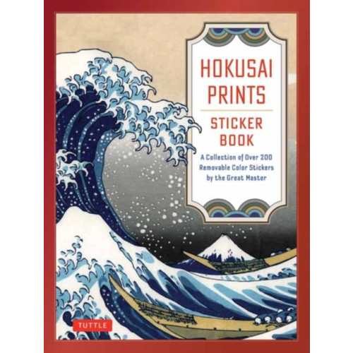 Tuttle Publishing Hokusai Prints Sticker Book (inbunden, eng)