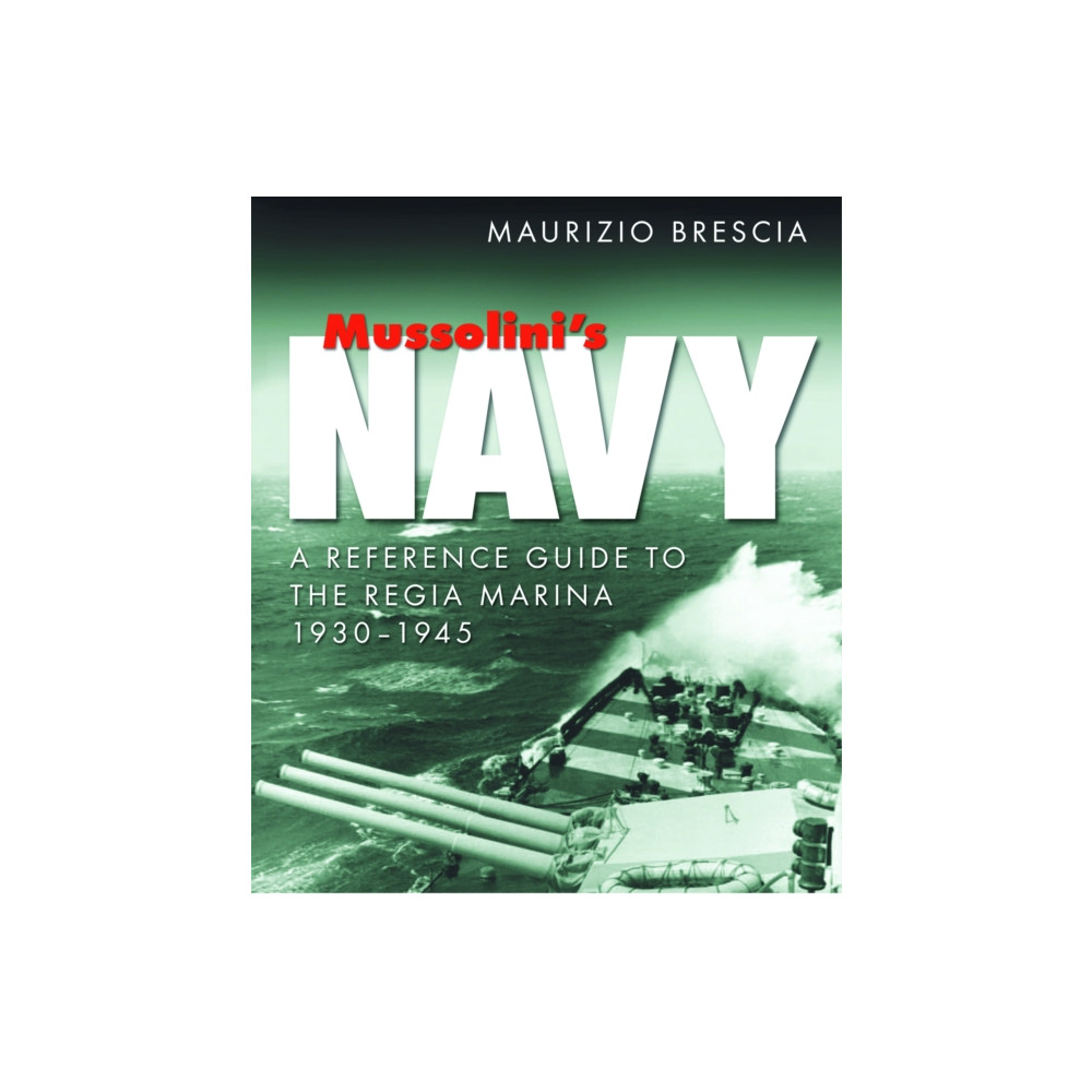 Produktbild för Mussolini's Navy (häftad, eng)
