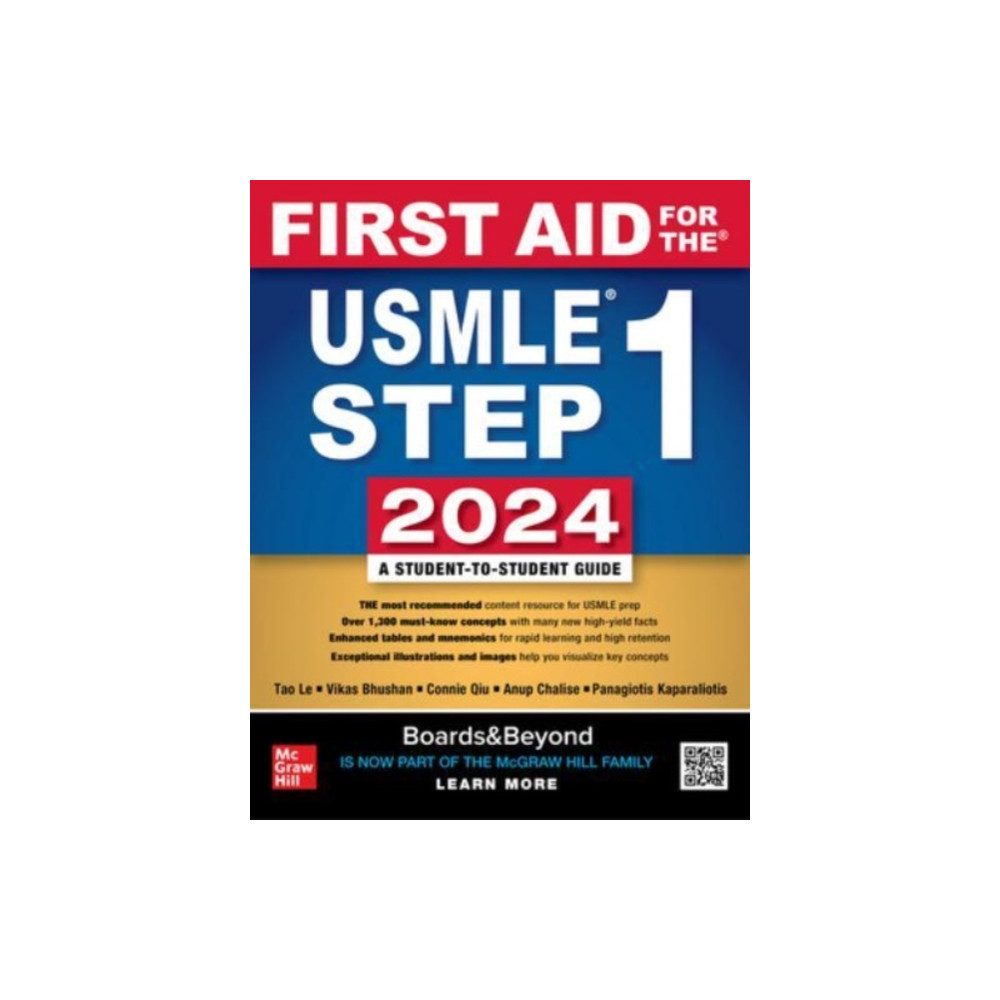 Produktbild för First Aid for the USMLE Step 1 2024 (häftad, eng)