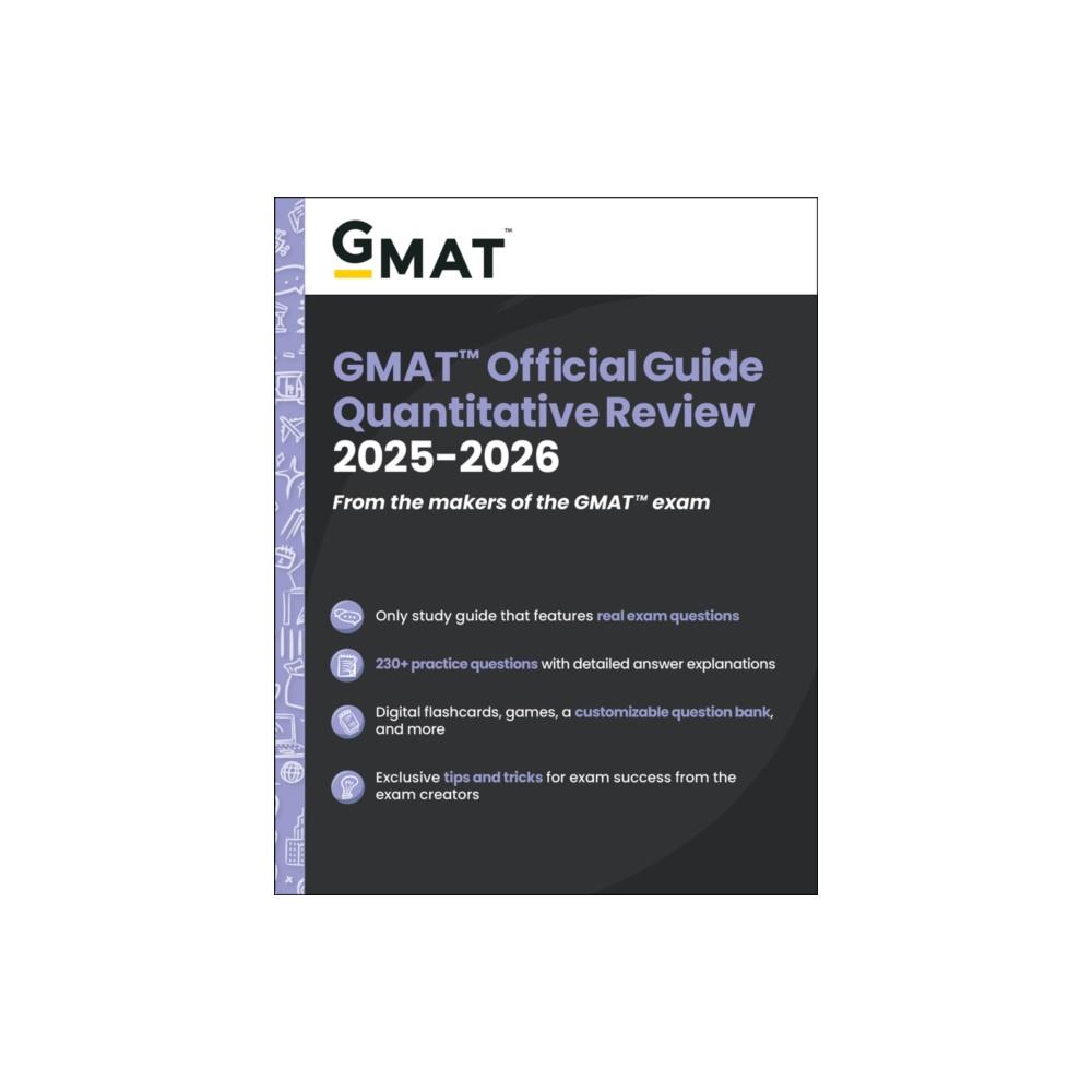 Produktbild för GMAT Official Guide Quantitative Review 2025-2026 (häftad, eng)