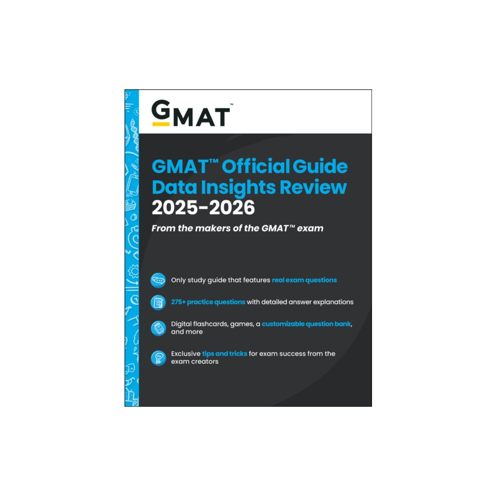 Produktbild för GMAT Official Guide Data Insights Review 2025-2026 (häftad, eng)