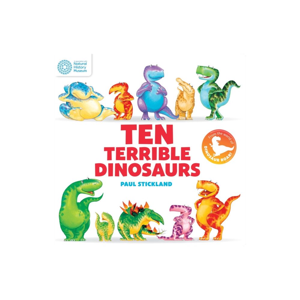 Produktbild för Ten Terrible Dinosaurs (häftad, eng)