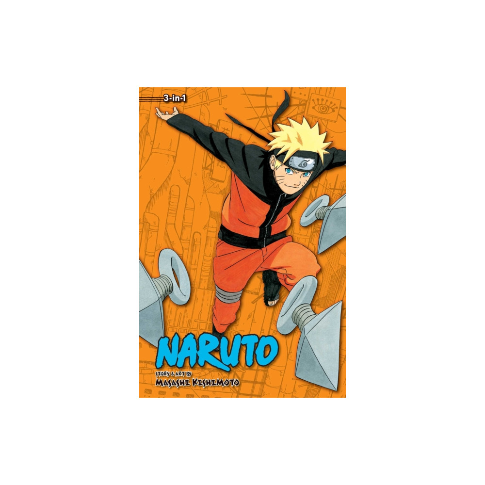 Produktbild för Naruto (3-in-1 Edition), Vol. 12 (häftad, eng)