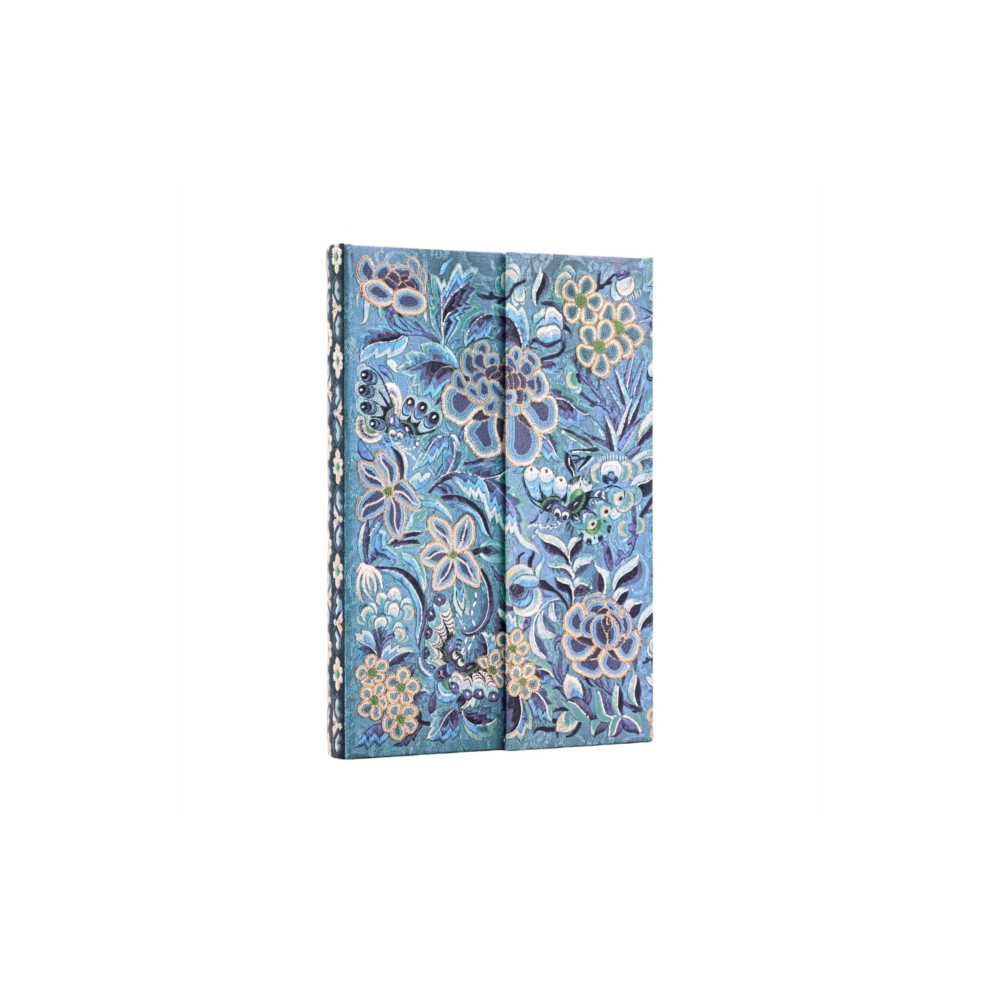 Produktbild för Blue Willow (Celebrate Hanfu) Mini Unlined Hardcover Journal (Wrap Closure) (inbunden, eng)