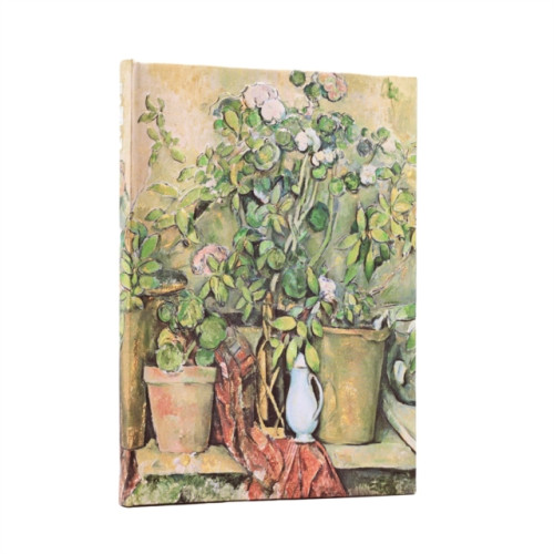 paperblanks Cezanne’s Terracotta Pots and Flowers Midi Address Book (Elastic Band Closure) (inbunden, eng)