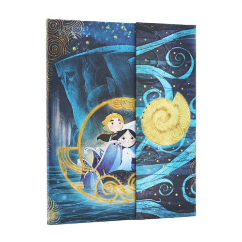 paperblanks Song of the Sea (Irish Folklore Trilogy) Ultra Unlined Hardcover Journal (Wrap Closure) (inbunden, eng)