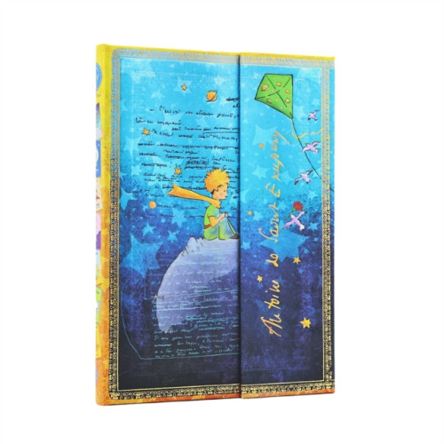 paperblanks Saint-Exupery, The Little Prince (Embellished Manuscripts Collection) Midi Lined Hardcover Journal (Wrap Closure) (inbunden, eng)