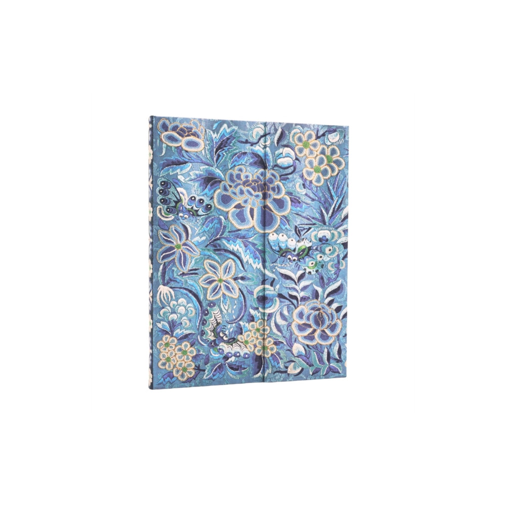 Produktbild för Blue Willow (Celebrate Hanfu) Ultra Unlined Hardcover Journal (Wrap Closure) (inbunden, eng)
