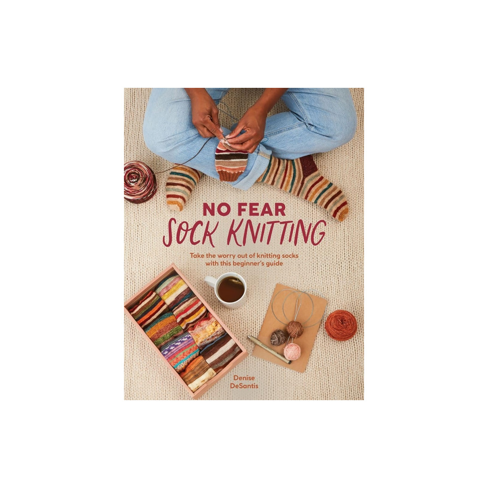 Produktbild för No Fear Sock Knitting (häftad, eng)