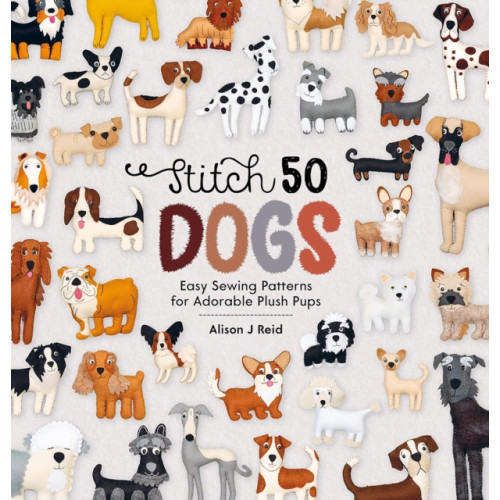 David & Charles Stitch 50 Dogs (häftad, eng)
