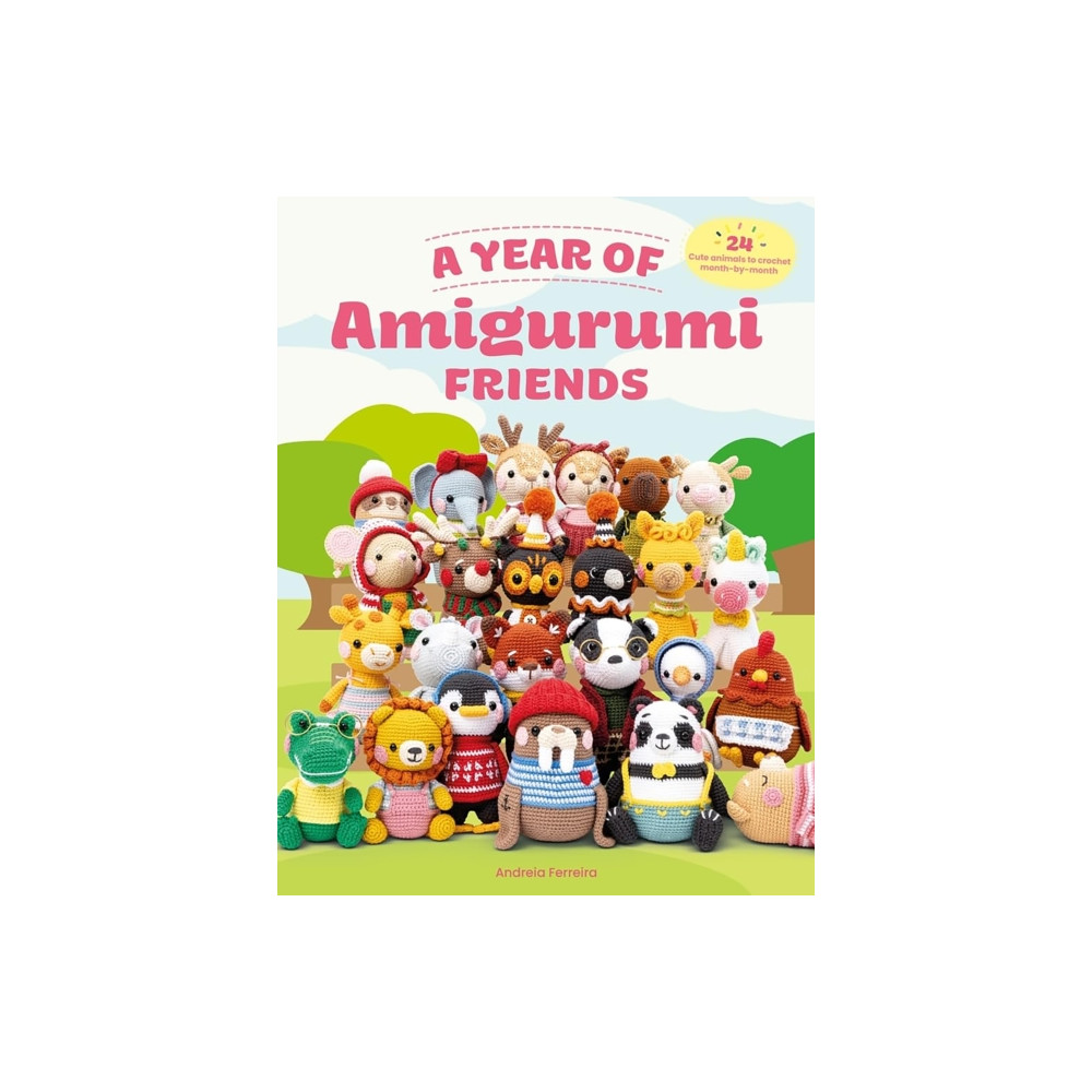 Produktbild för A Year of Amigurumi Friends (häftad, eng)
