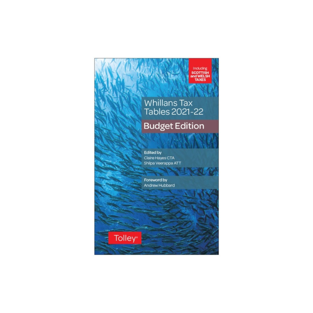 Produktbild för Whillans's Tax Tables 2021-22 (Budget edition) (häftad, eng)