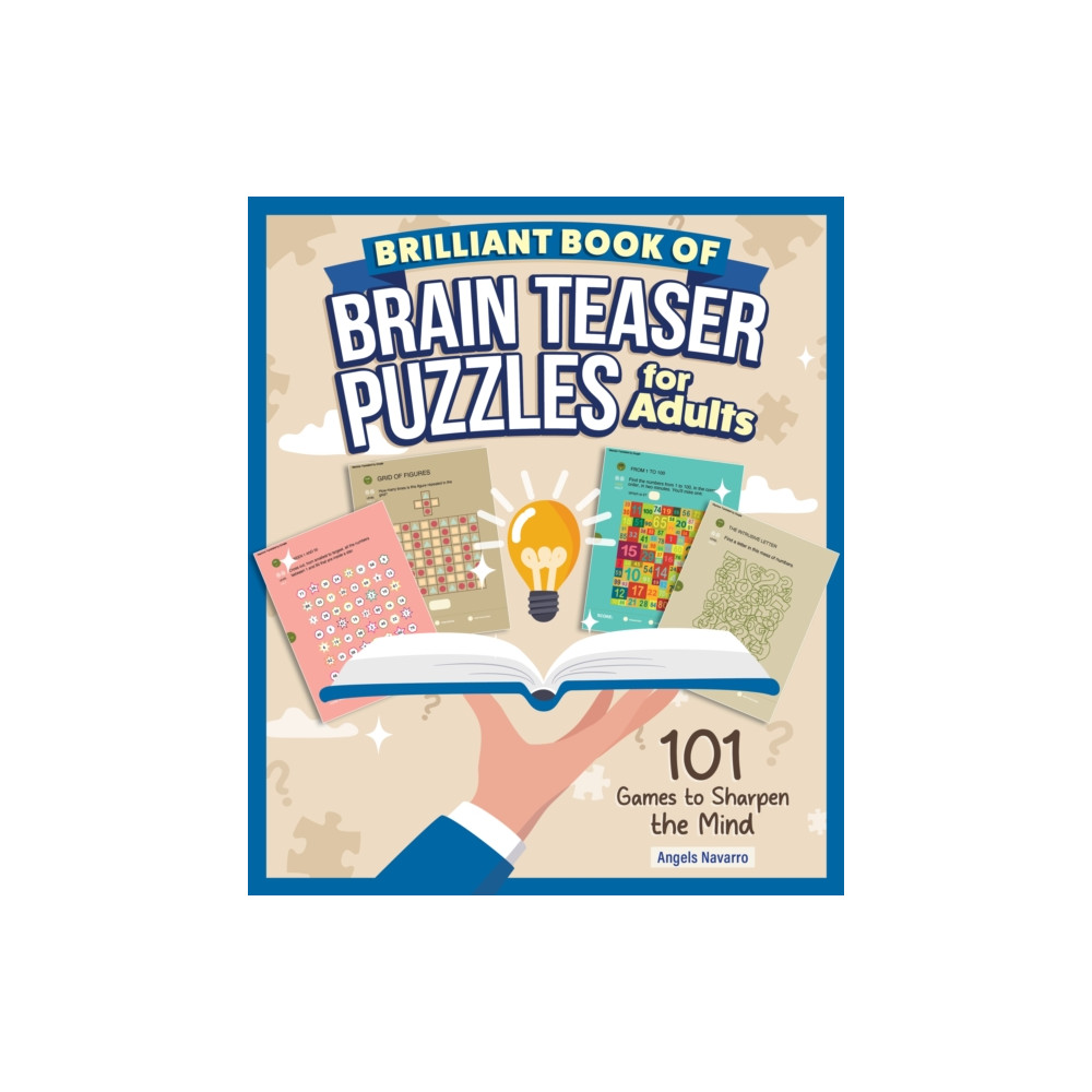 Produktbild för Brilliant Brain Teaser Puzzles for Adults (häftad, eng)