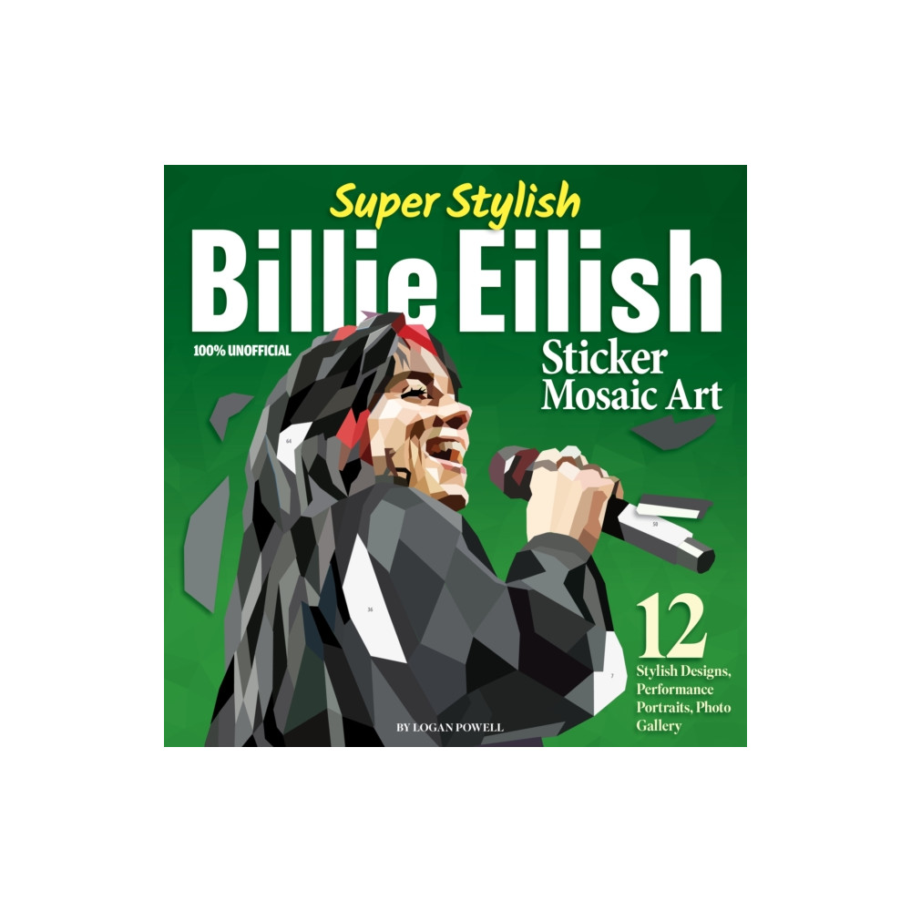 Produktbild för Super Stylish Billie Eilish Sticker Mosaic Art (häftad, eng)
