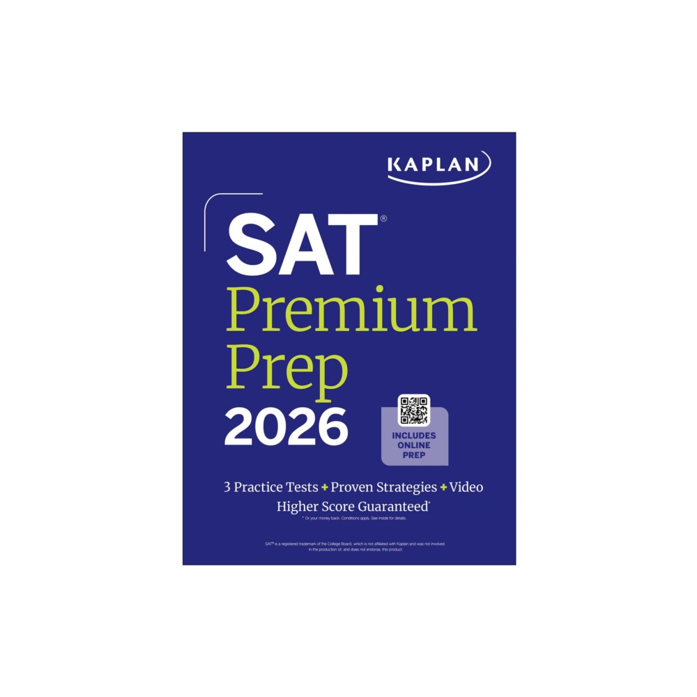 Produktbild för SAT Premium Prep 2026: Includes 3 Full Length Practice Tests, 700+ Practice Questions, + 1 Year Online Access to Quizzes and Video Lessons and Tutorials (häftad, eng)