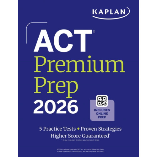 Kaplan AEC Education Act Premium Prep 2026: Includes 5 Full Length Practice Tests, 100s of Practice Questions + 1 Year Access to Online Quizzes and Video Instruction (häftad, eng)