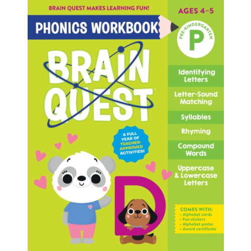 Workman Publishing Brain Quest Phonics Workbook: Pre-Kindergarten (häftad, eng)