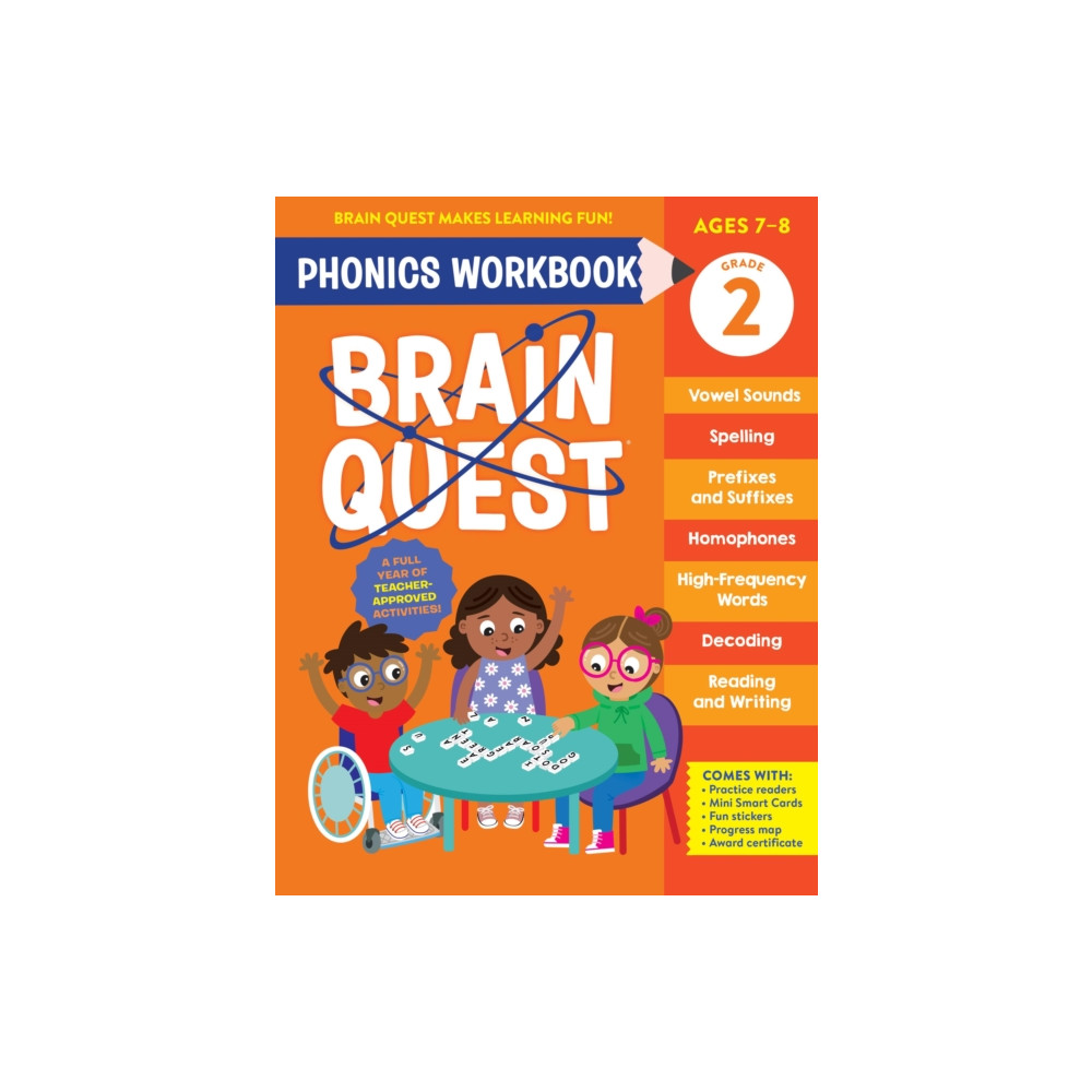 Produktbild för Brain Quest Phonics Workbook: Grade 2 (häftad, eng)