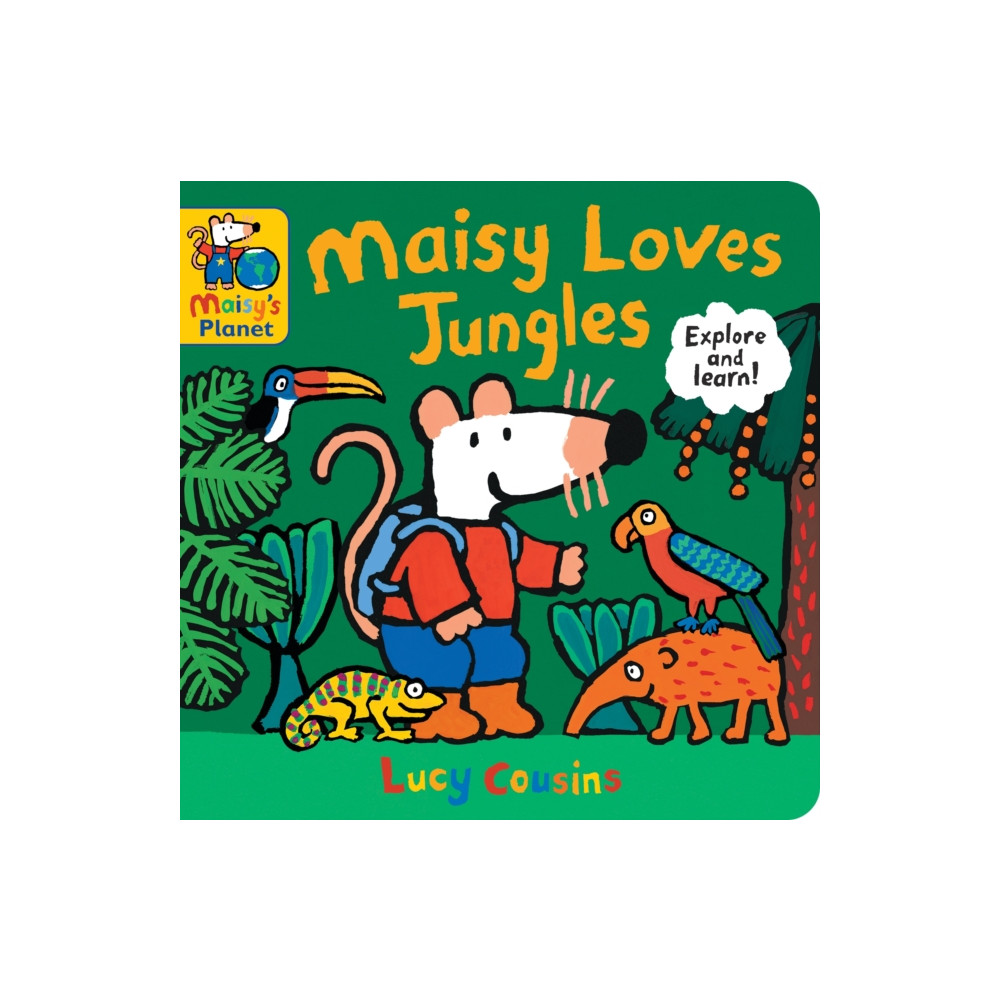 Produktbild för Maisy Loves Jungles: A Maisy's Planet Book (bok, board book, eng)
