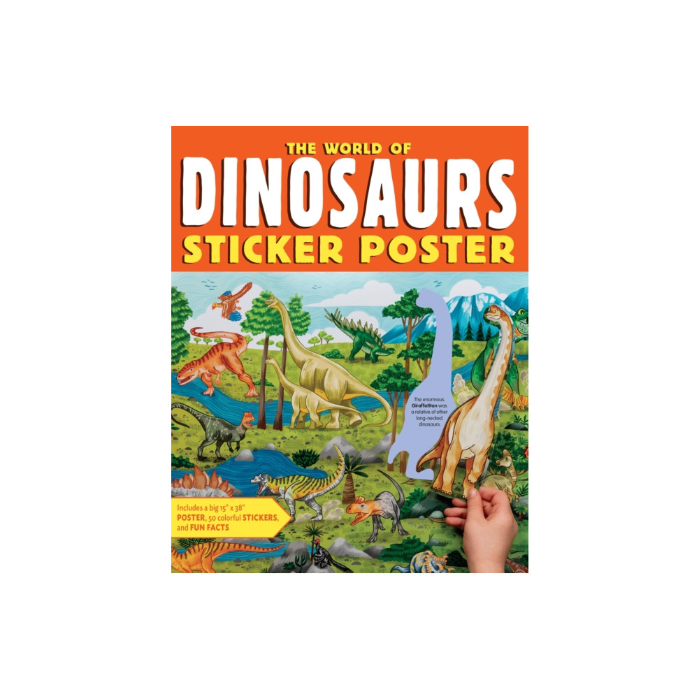Produktbild för The World of Dinosaurs Sticker Poster (häftad, eng)