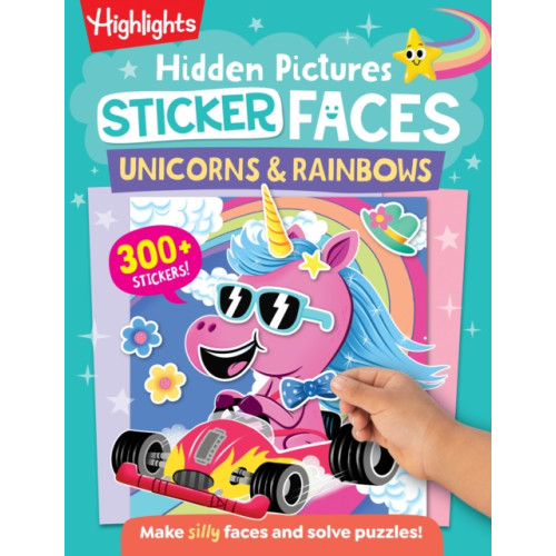 Highlights Press Hidden Pictures Sticker Faces: Unicorns & Rainbows (häftad, eng)