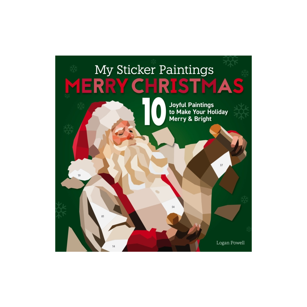 Produktbild för My Sticker Paintings: Merry Christmas (häftad, eng)