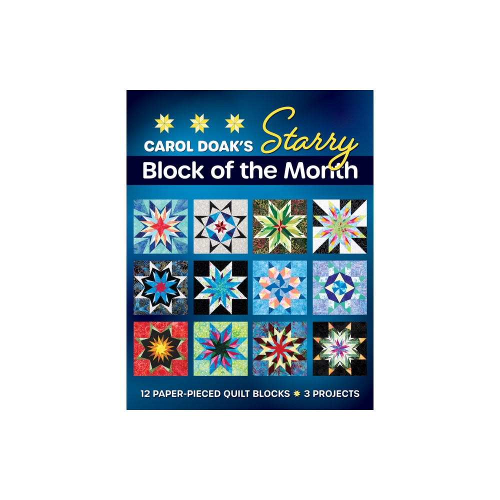 Produktbild för Carol Doak's Starry Block of the Month (häftad, eng)