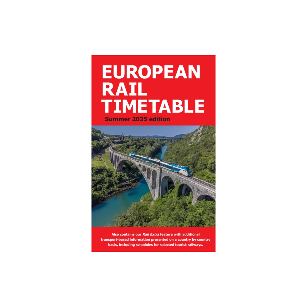 Produktbild för European Rail Timetable Summer 2025 (häftad, eng)
