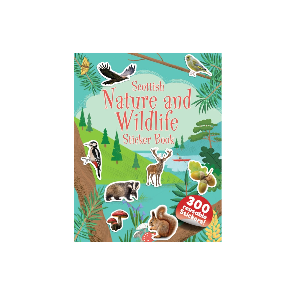 Produktbild för Scottish Nature and Wildlife Sticker Book (häftad, eng)