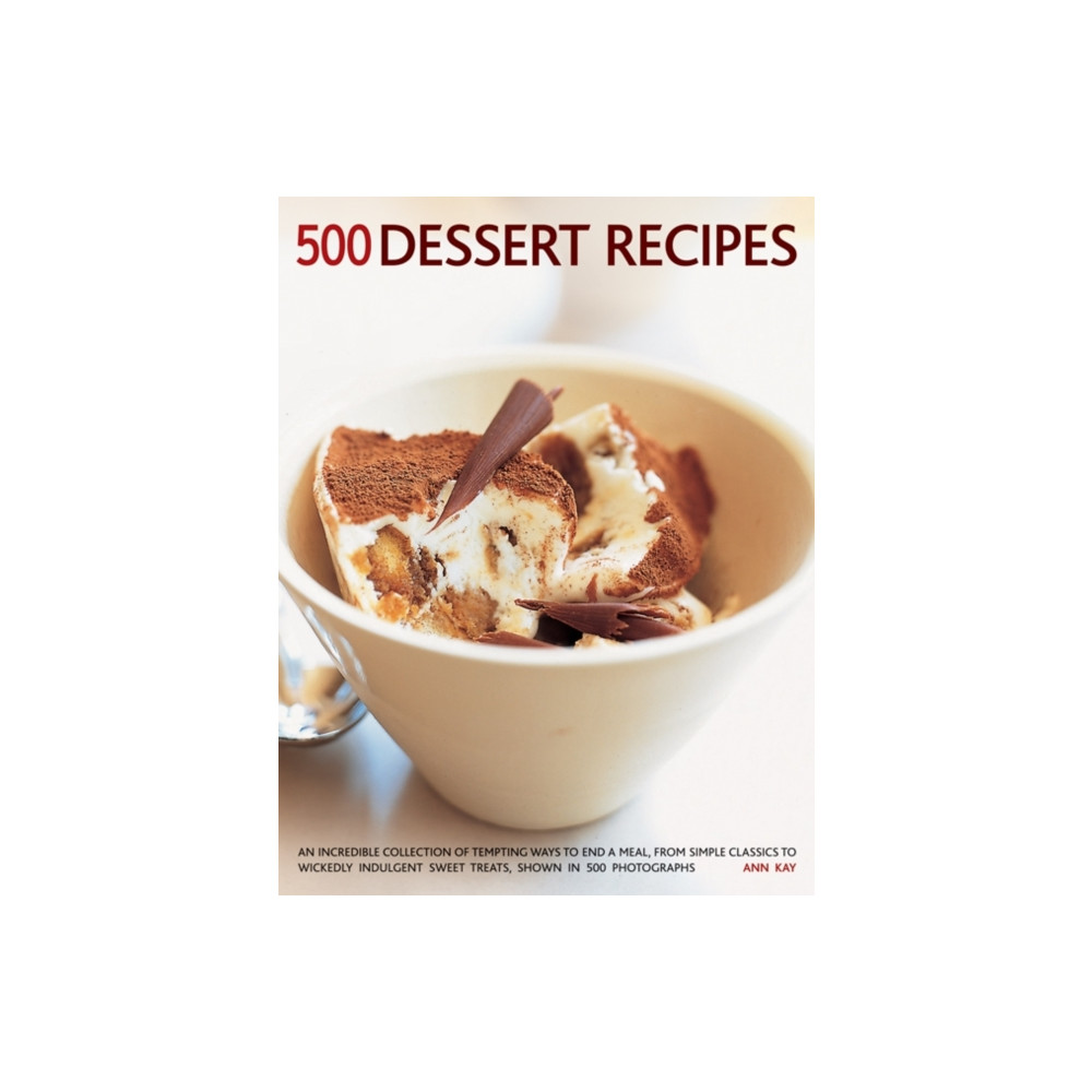 Produktbild för 500 Dessert Recipes (häftad, eng)