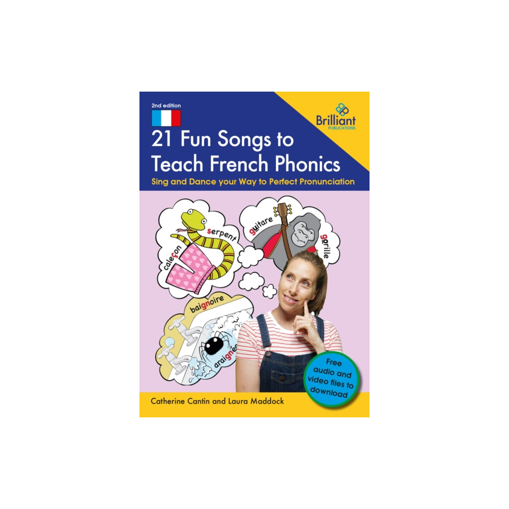 Produktbild för 21 Fun Songs to Teach French Phonics (häftad, eng)