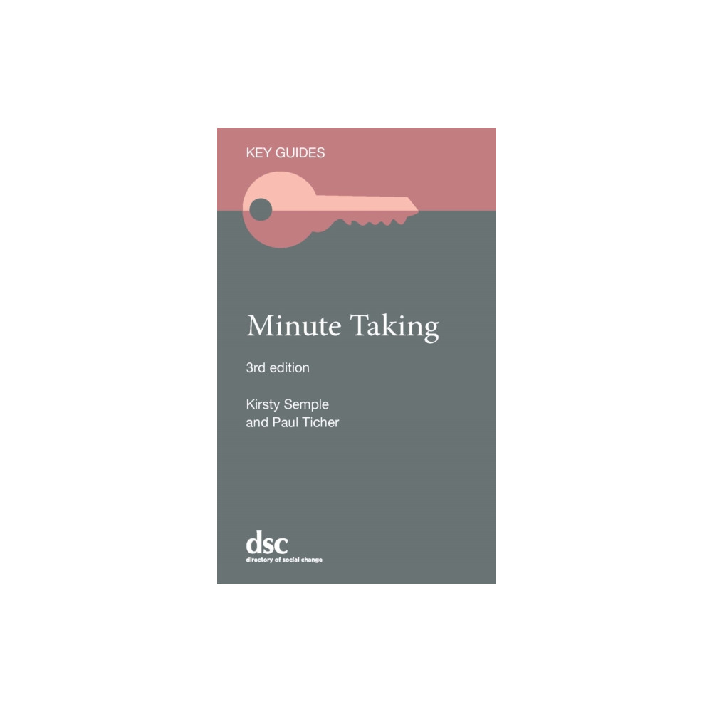 Produktbild för Minute Taking (häftad, eng)