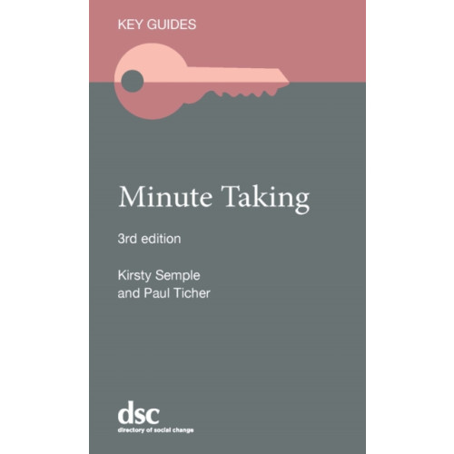 Directory of Social Change Minute Taking (häftad, eng)