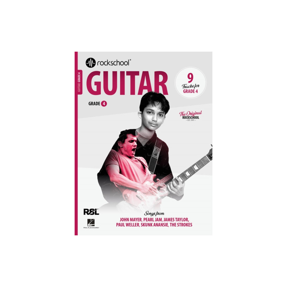 Produktbild för Rockschool Guitar Grade 4 (häftad, eng)
