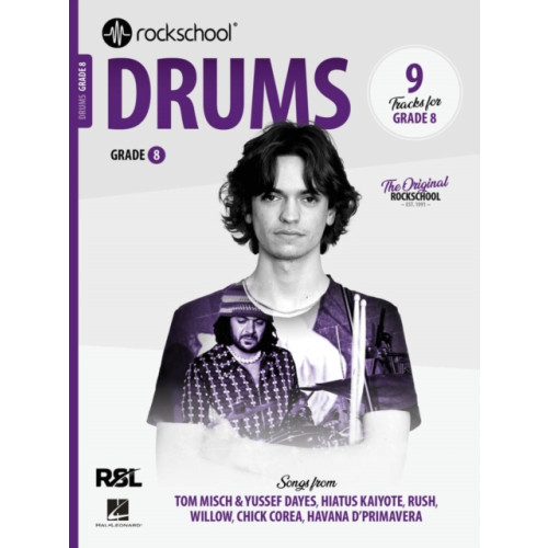 HALE07 Rockschool Drums Grade 8 2024 (häftad, eng)