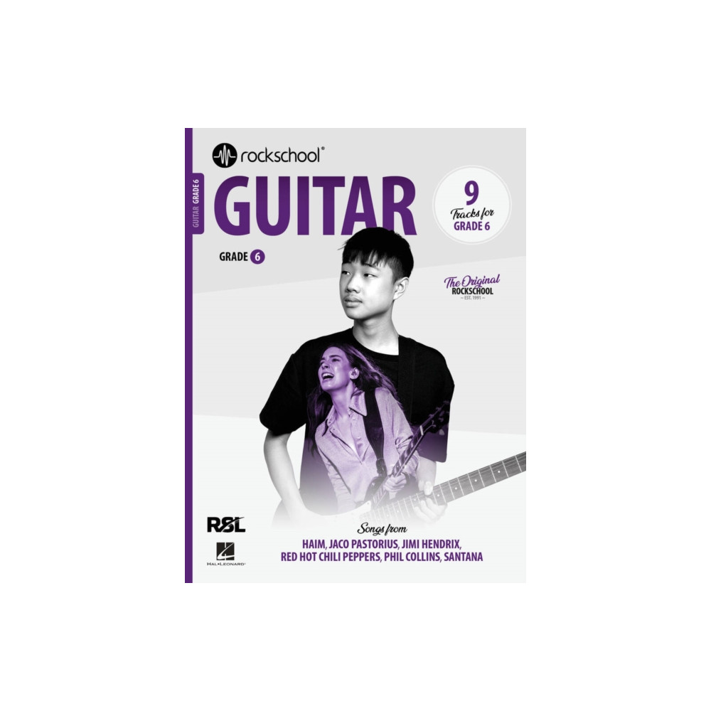 Produktbild för Rockschool Guitar Grade 6 2024 (häftad, eng)