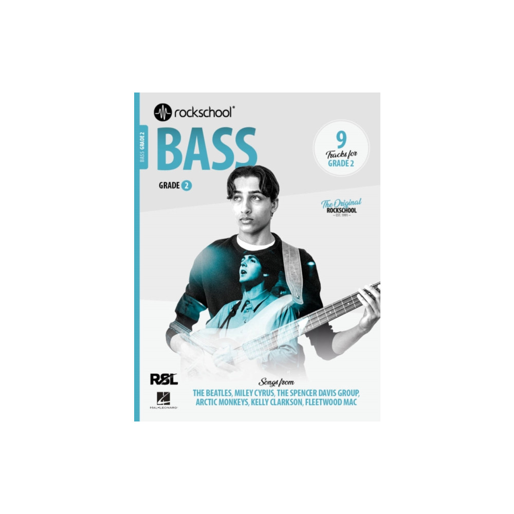 Produktbild för Rockschool Bass Grade 2 2024 (häftad, eng)