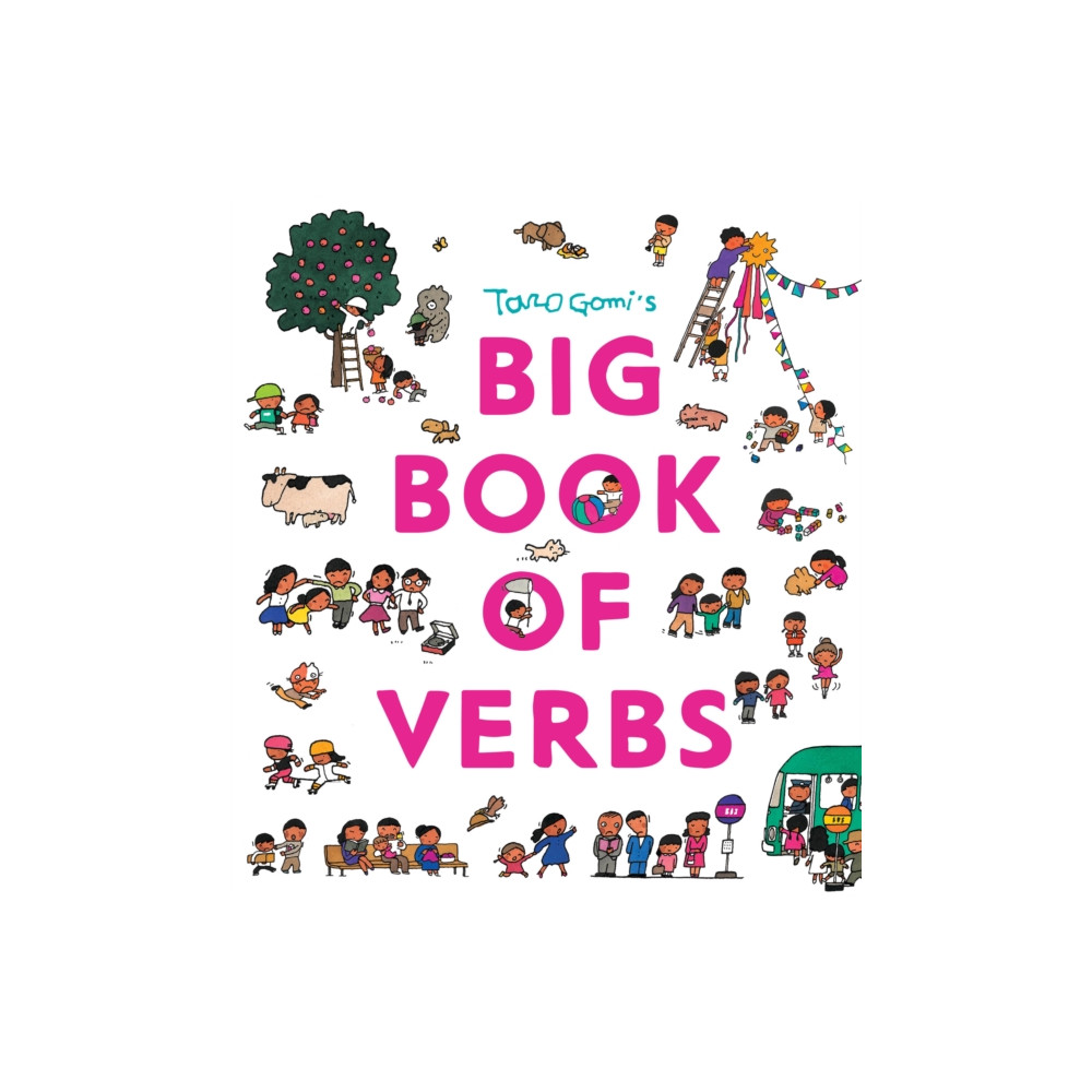 Produktbild för Taro Gomi’s Big Book of Verbs (inbunden, eng)