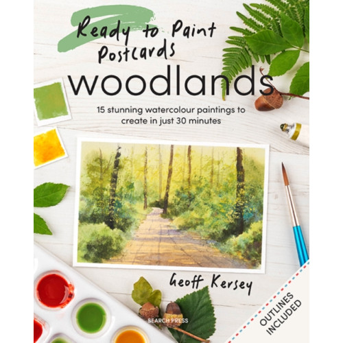 Search Press Ltd Ready to Paint Postcards: Woodlands (häftad, eng)