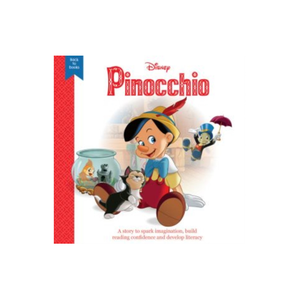 Produktbild för Disney Back to Books: Pinocchio (inbunden, eng)