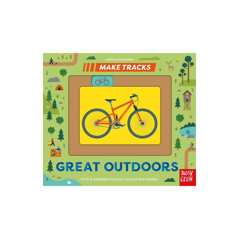 Produktbild för Make Tracks: Great Outdoors (bok, board book, eng)