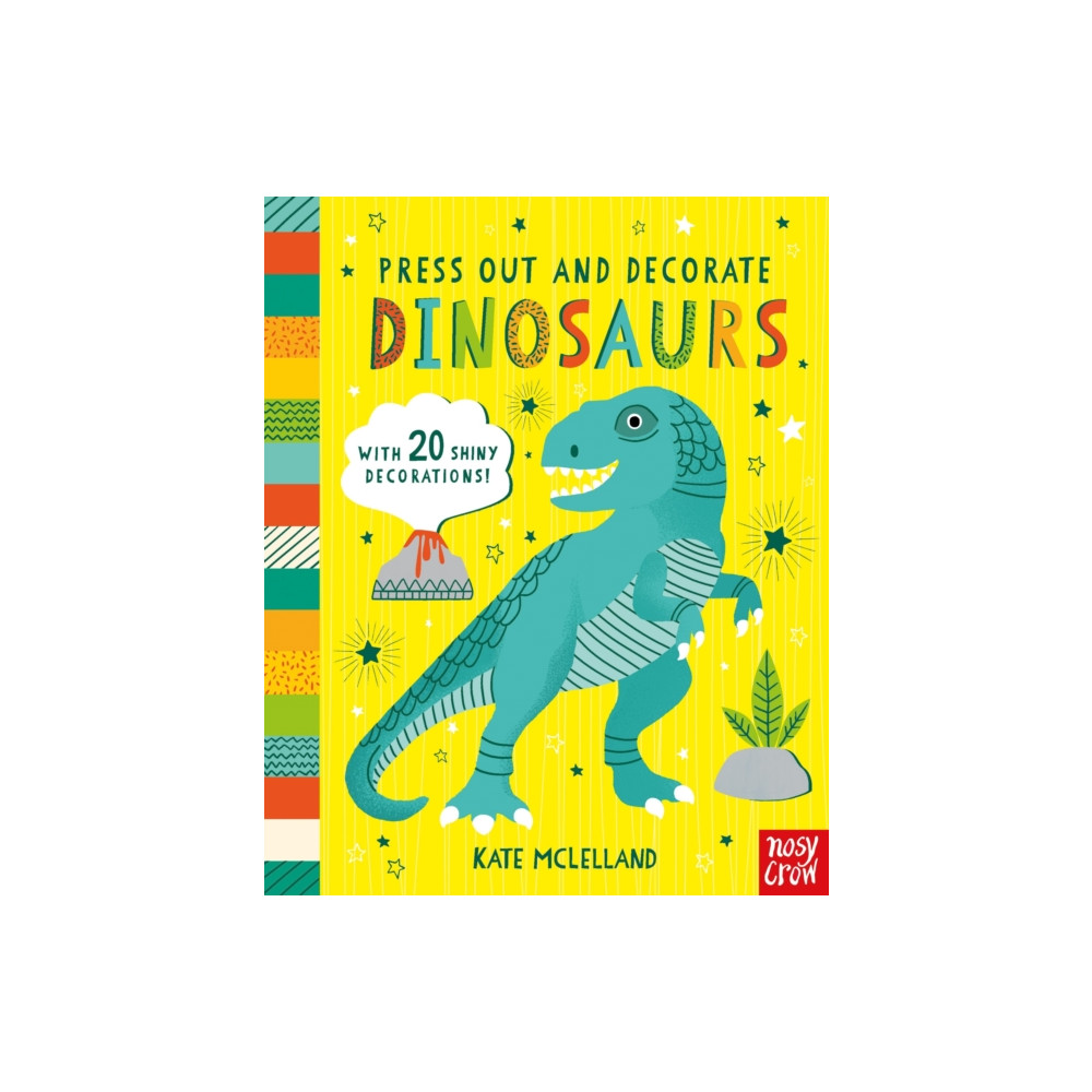 Produktbild för Press Out and Decorate: Dinosaurs (bok, board book, eng)