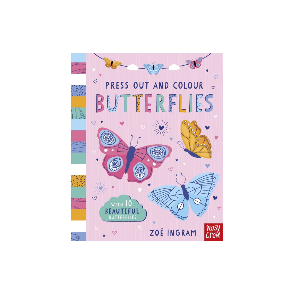 Produktbild för Press Out and Colour: Butterflies (bok, board book, eng)