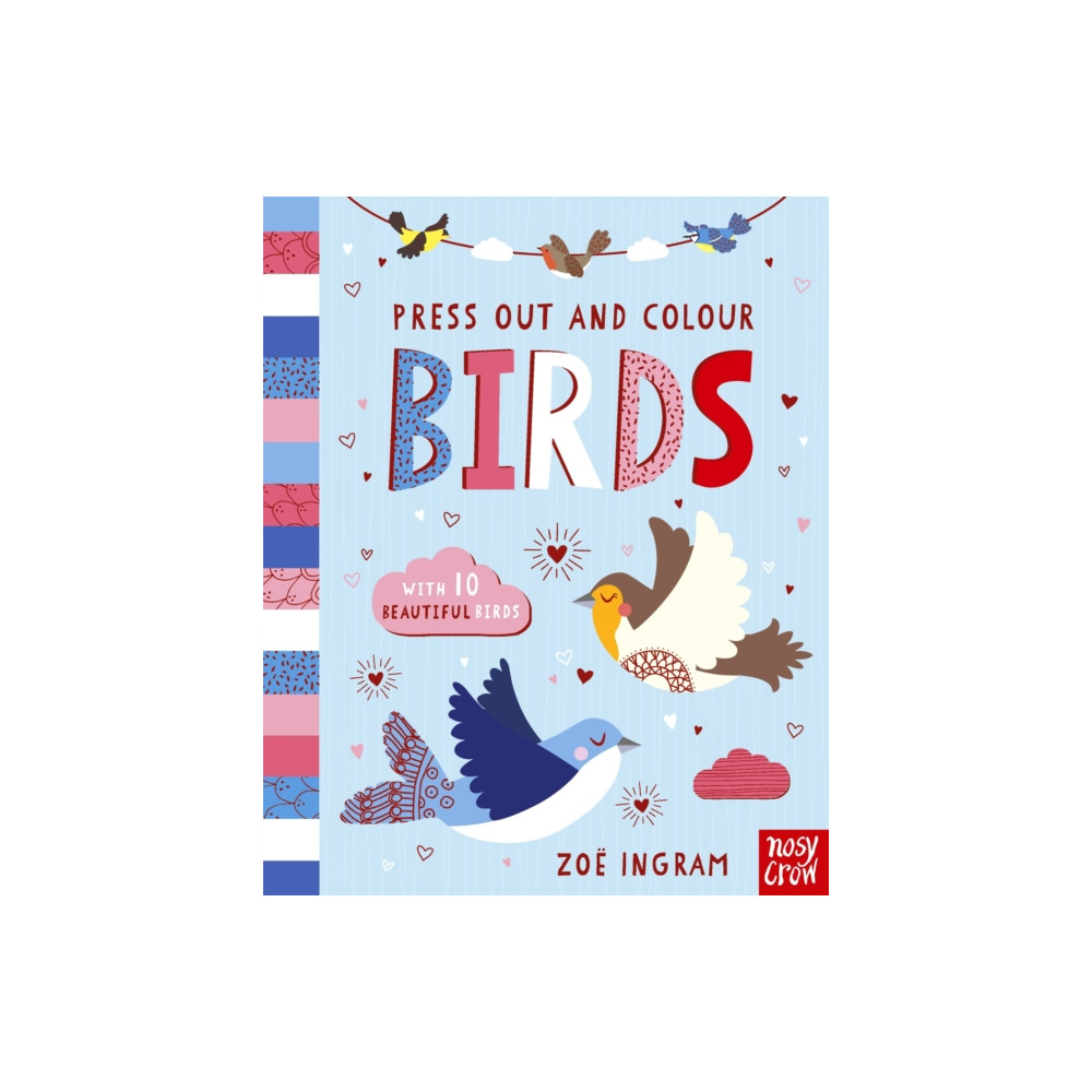Produktbild för Press Out and Colour: Birds (bok, board book, eng)