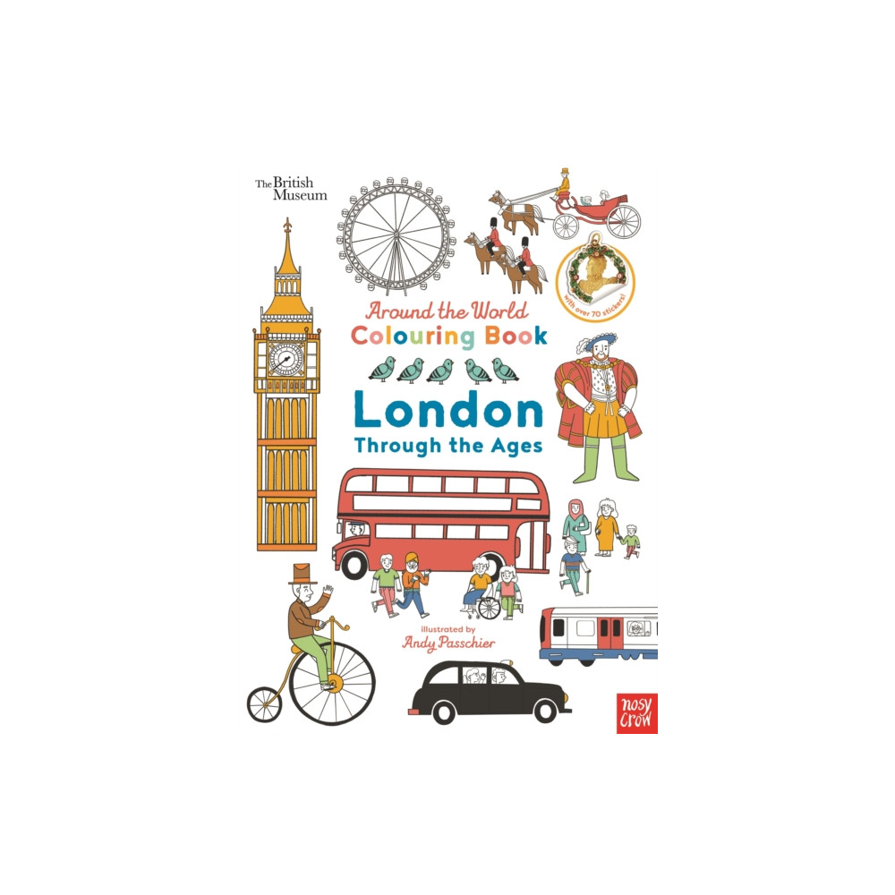 Produktbild för British Museum: Around the World Colouring: London Through the Ages (häftad, eng)