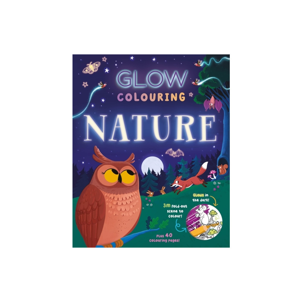 Produktbild för Glow Colouring: Nature (häftad, eng)