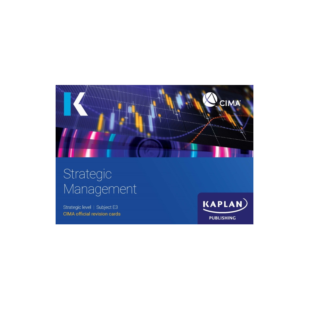 Produktbild för E3 STRATEGIC MANAGEMENT - REVISION CARDS (häftad, eng)