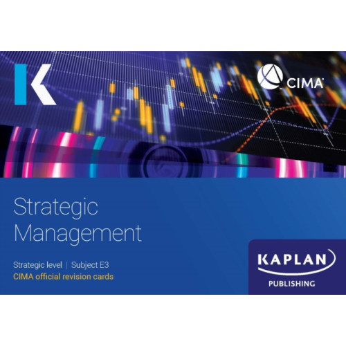 Kaplan Publishing E3 STRATEGIC MANAGEMENT - REVISION CARDS (häftad, eng)