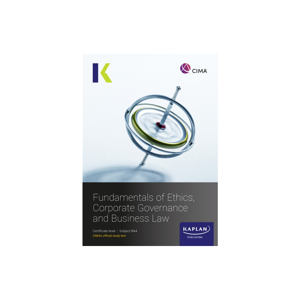 Produktbild för BA4 FUNDAMENALS OF ETHICS, CORPORATE GOVERNANCE AND BUSINESS LAW - STUDY TEXT (häftad, eng)