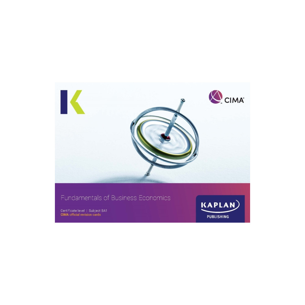 Produktbild för BA1 FUNDAMENTALS OF BUSINESS ECONOMICS - REVISION CARDS (häftad, eng)